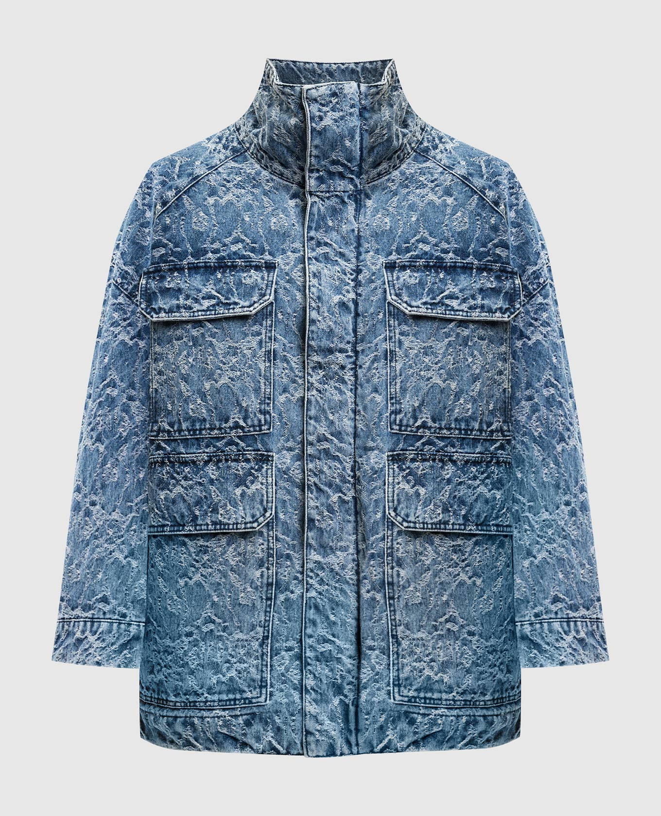 

Blue denim jacket with a worn effect Dondup