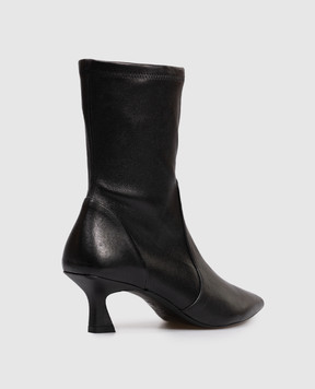 Stuart Weitzman Black leather ankle boots VINNIE SM579