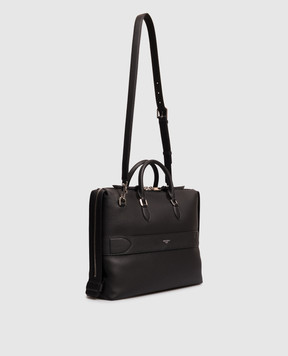 Dolce&Gabbana Vittoria black leather briefcase BM2706A0370