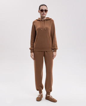 Babe Pay Pls Brown cashmere tracksuit MD989341R