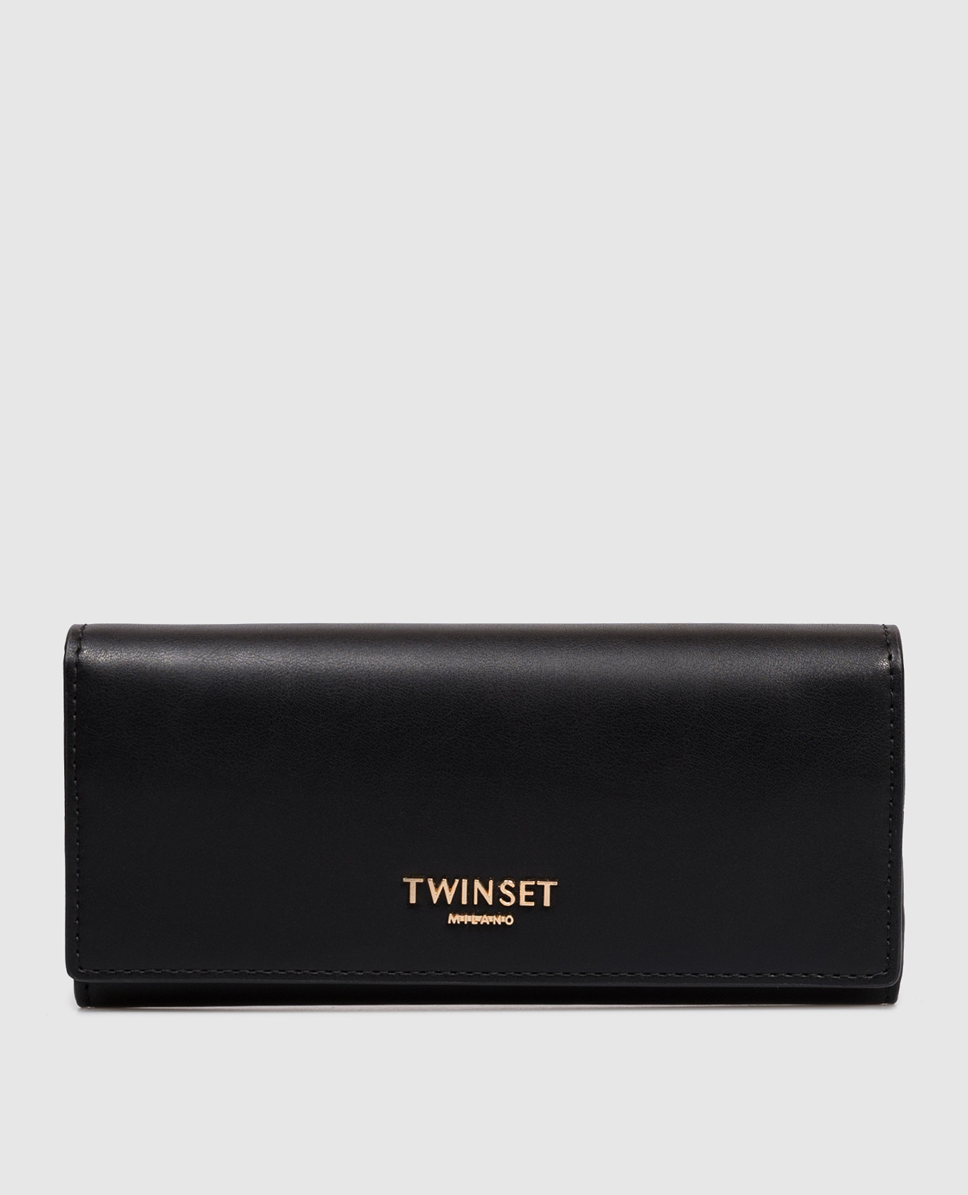 

Black wallet with logo Twinset
