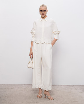 Simkhai Ivory linen pants 3264027L