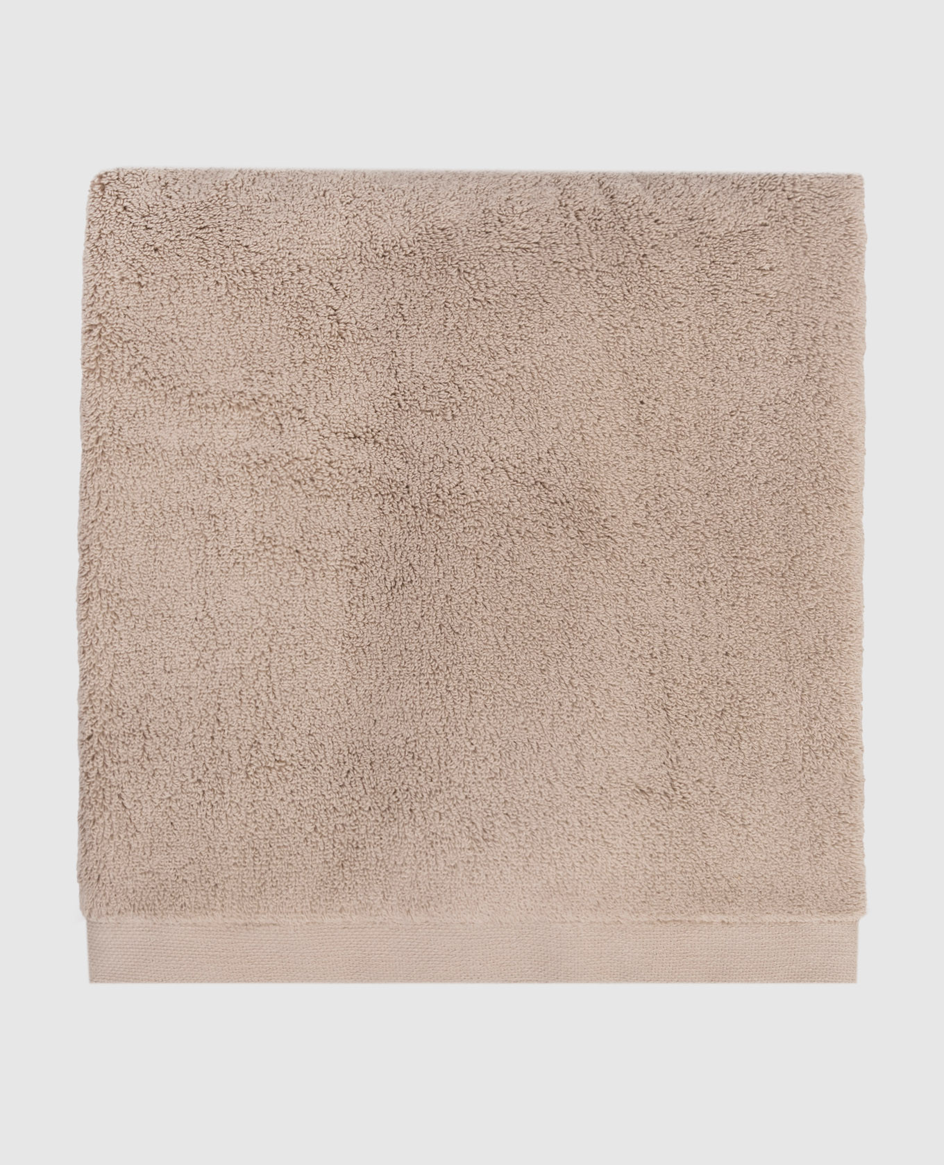 Beige terry towel for the bath Olympia