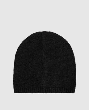 Twinset Black hat with applique 262TO5610