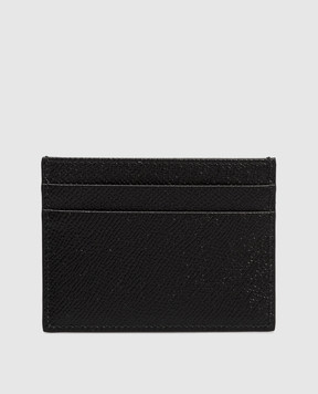 Dolce&Gabbana Black leather cardholder with logo BI0330A1001