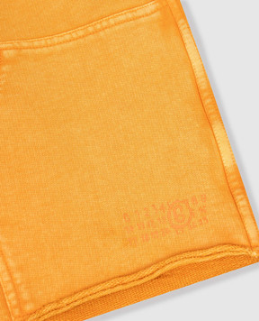 Maison Margiela MM6 Children's orange shorts with emblem M60967MM07L
