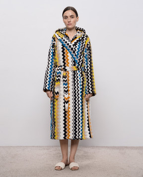 Missoni Home Best terry bathrobe with contrasting branded pattern 1E3AC99109