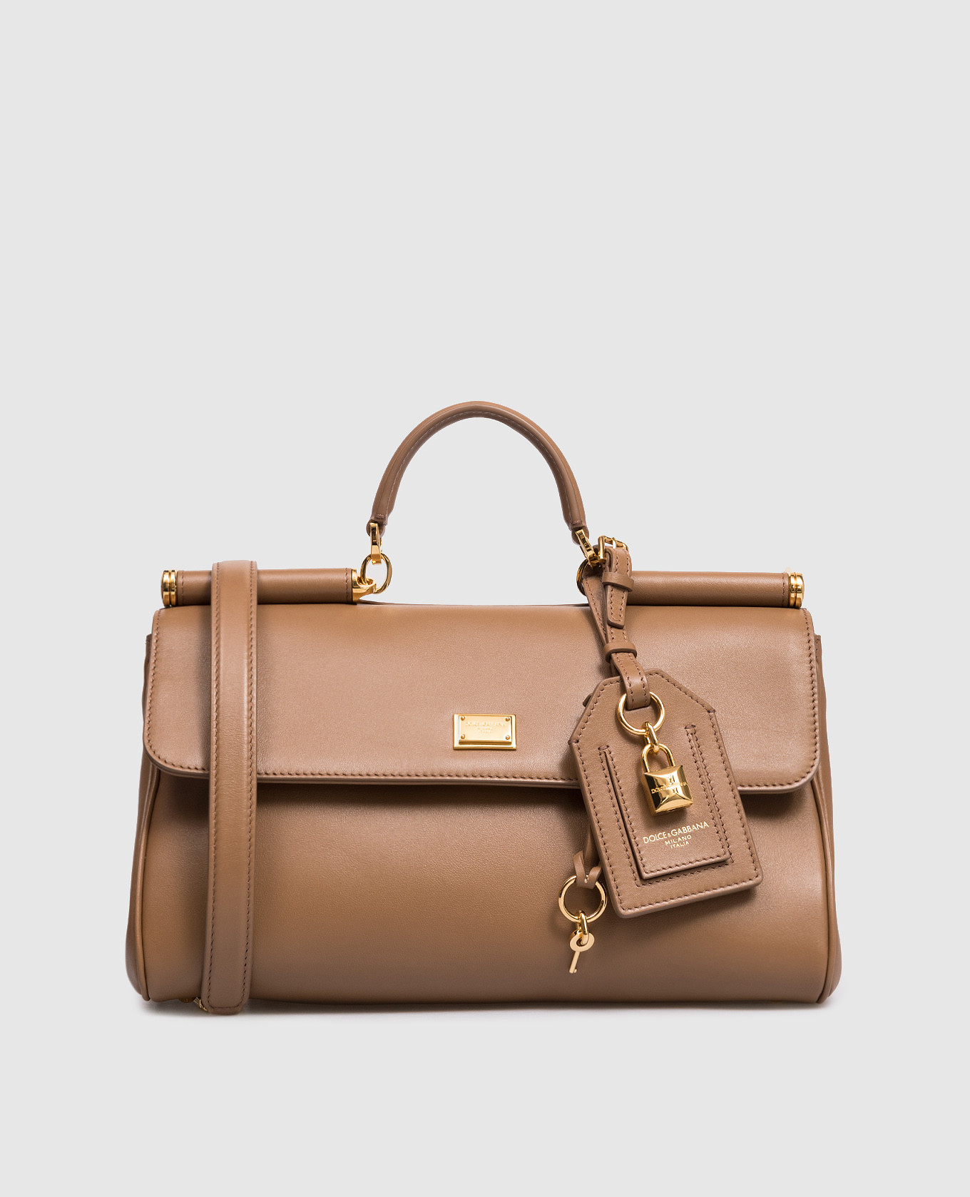 

My Sicily brown leather satchel bag Dolce&Gabbana