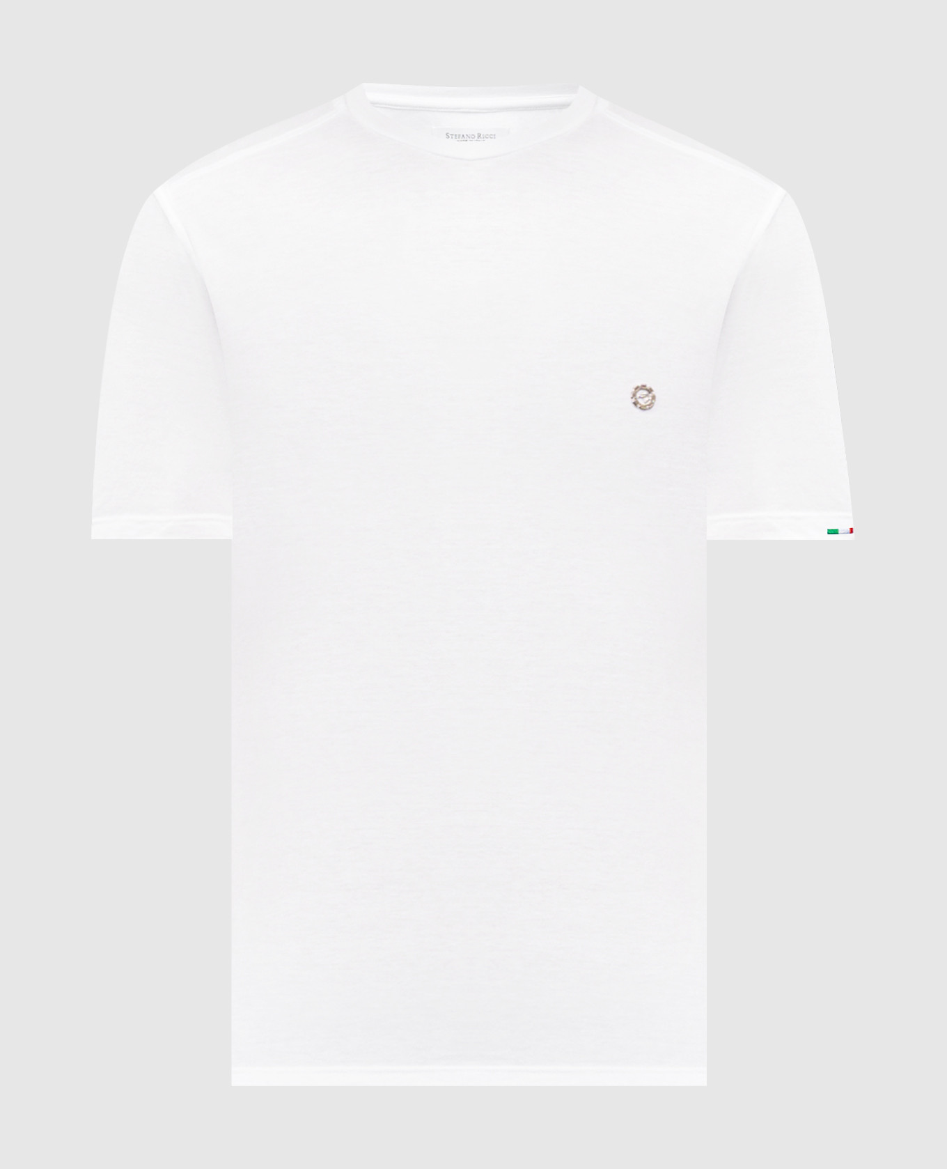 White T-shirt with emblem