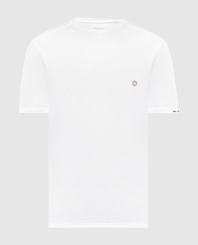 Stefano Ricci White T-shirt with emblem MNH6104920803