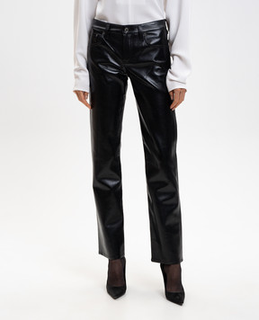 AGOLDE Black recycled leather pants A2811285