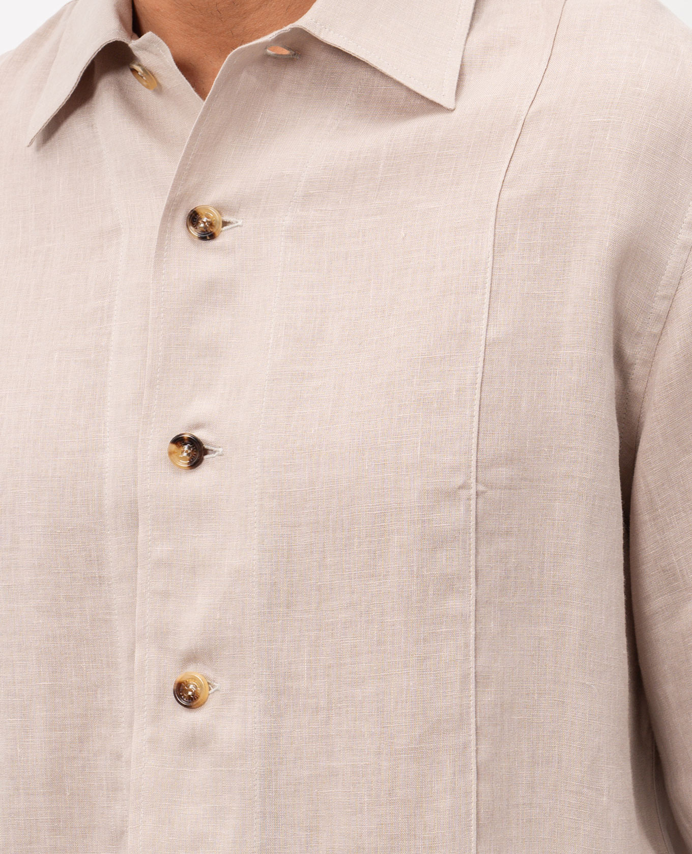 

Beige linen shirt Brunello Cucinelli