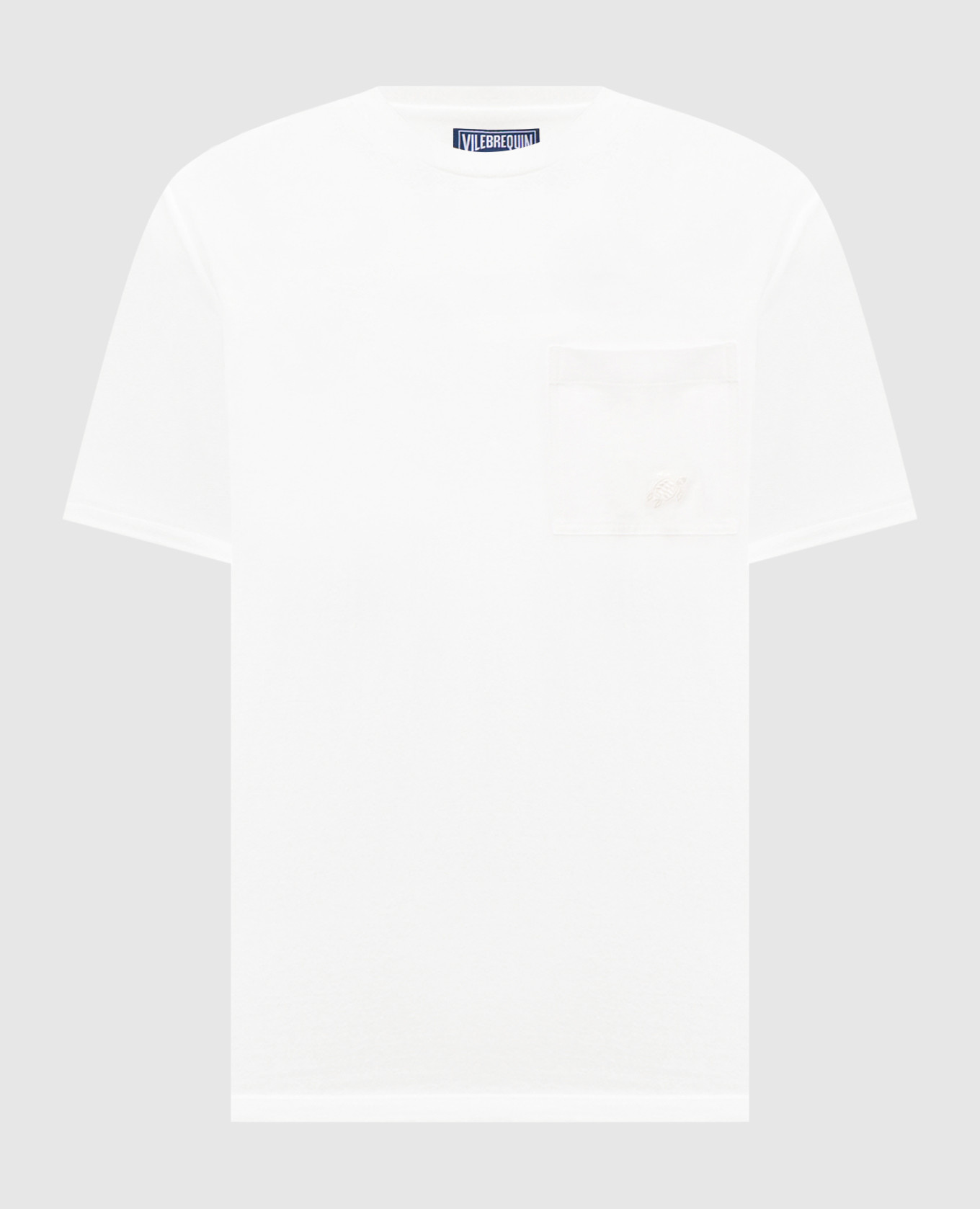 White Titan T-shirt with embroidered emblem
