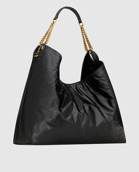 Saint Laurent Black leather hobo bag HORTENSE 871220AAGOL
