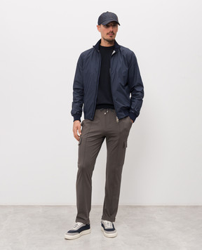 Doriani Cashmere Blue silk t-shirt 18381B299