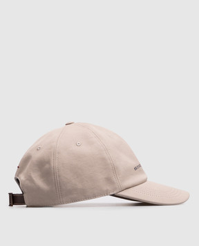 Brunello Cucinelli Gray cap with embroidery M252D9850