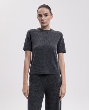 Max Mara JUST grey wool and cashmere top SMMJUST