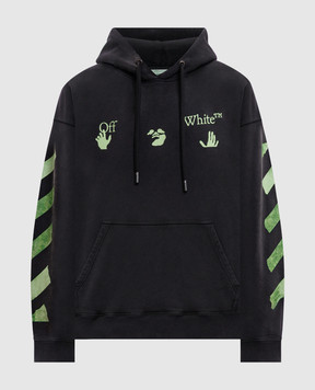 Off-White Gray Bacco Arrow hoodie 44MBB085F26F00T