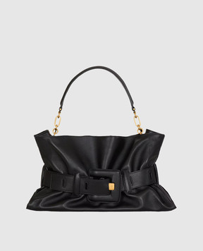 Balmain Anthem black leather bag HN1KK990LSWB
