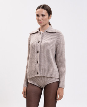 Magda Butrym Beige wool cardigan KNITWEAR27CARDIG314926