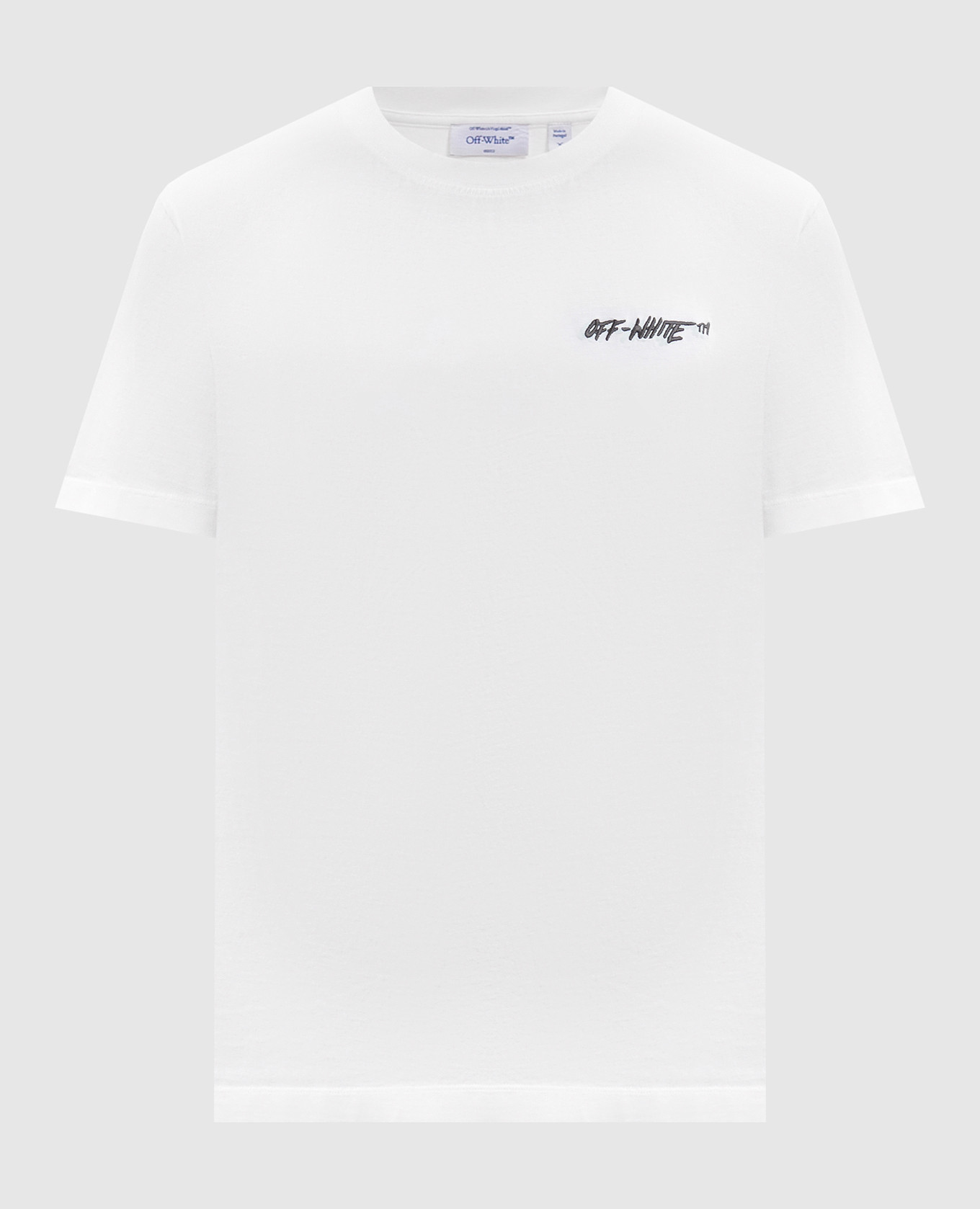 

White T-shirt with logo embroidery Off-White