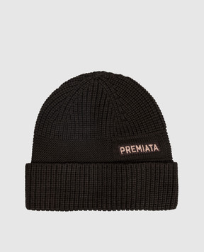 Premiata Brown merino wool hat HALTA