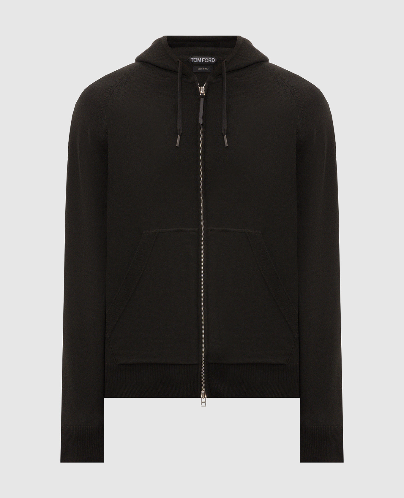 Dunkelgrüne Sportjacke aus Kaschmir und Wolle