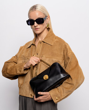 Versace Vivian black leather bag 10254731A17449
