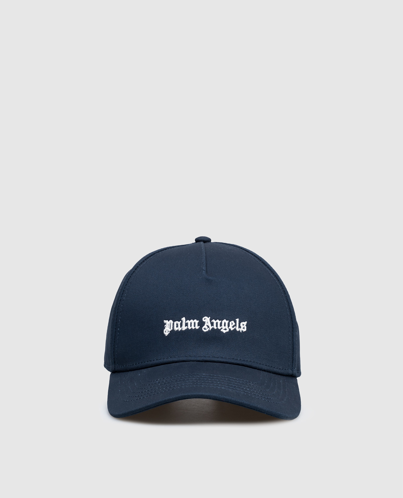 

Blue cap with logo embroidery Palm Angels