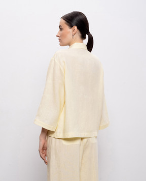Peserico Yellow linen shirt S0600202647