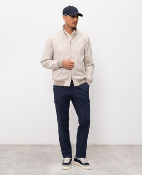 Enrico Mandelli Blue cargo pants 0CARGO4927