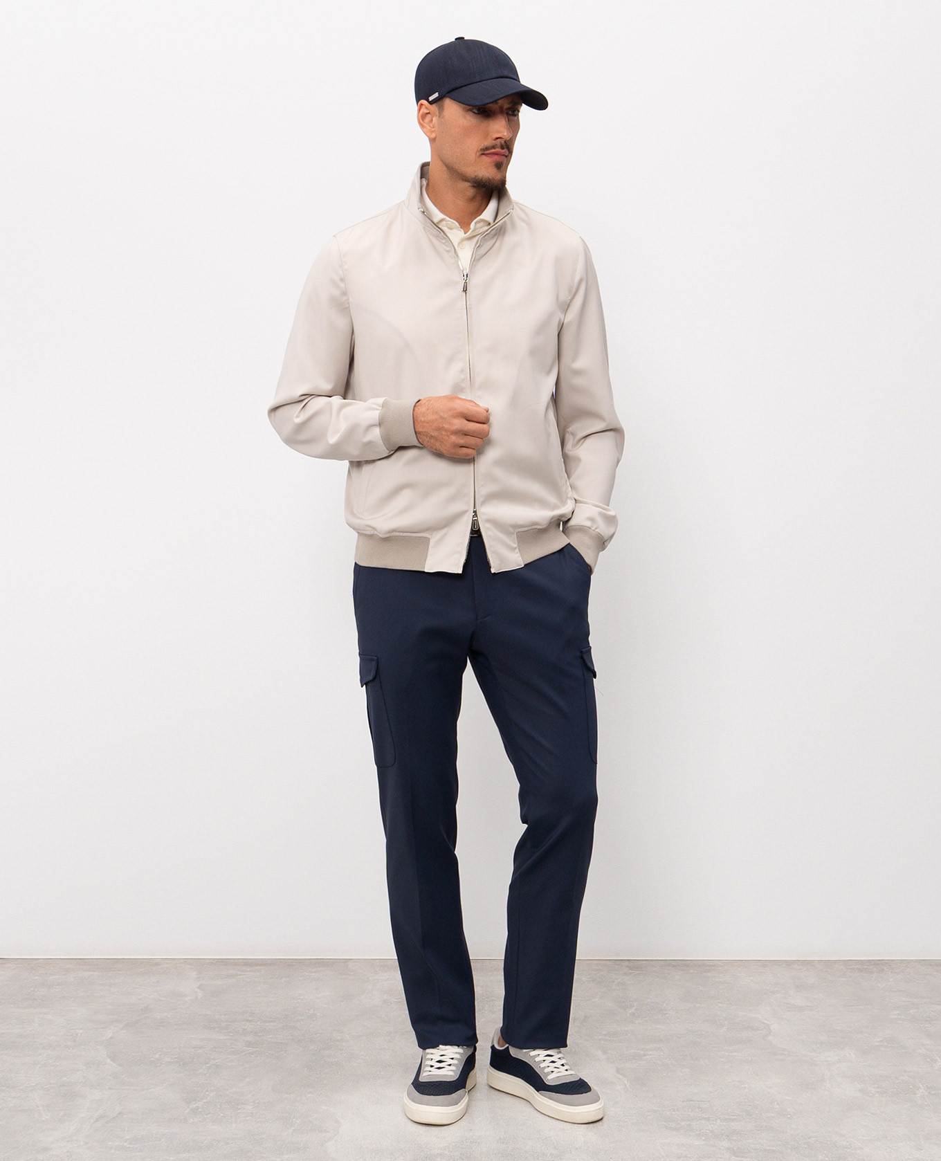

Blue cargo pants Enrico Mandelli