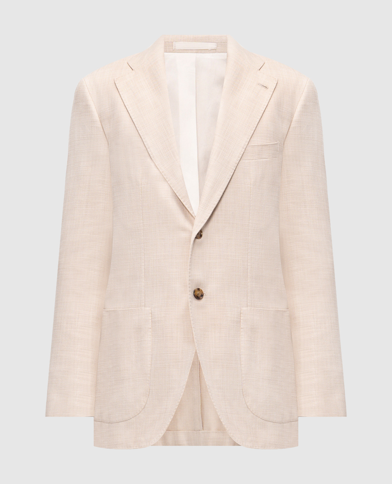 

Beige jacket with silk Pini Parma