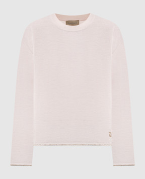 Momoni Beige Karasu wool jumper MOKN01170MO