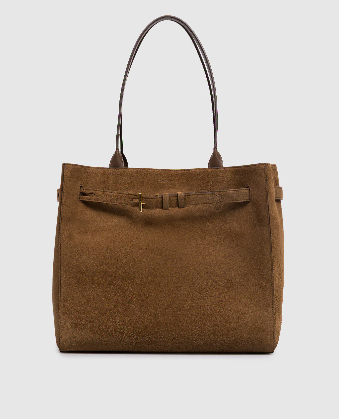 

Brown suede tote bag AUDREY Tom Ford