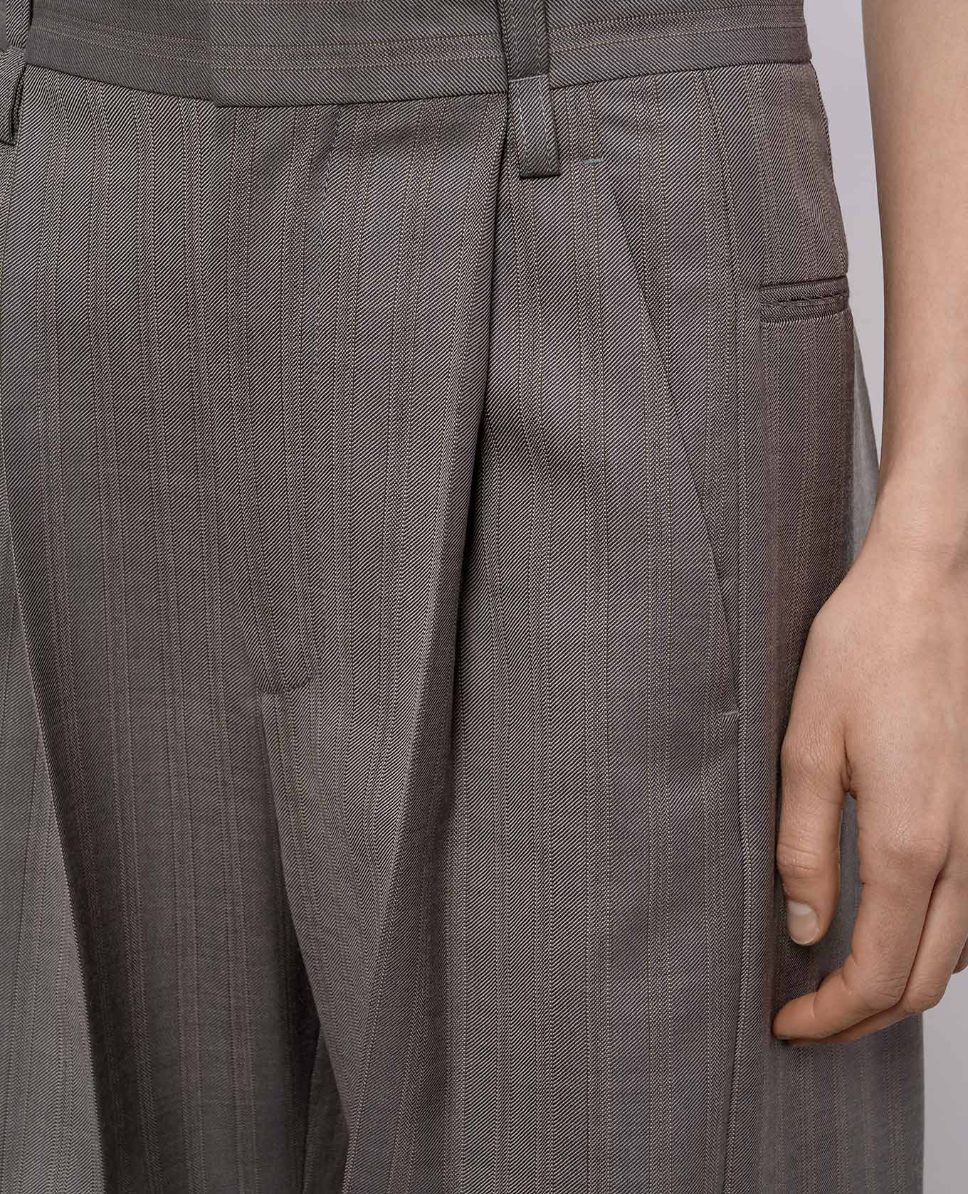 Gray wool pants Victoria Beckham 5