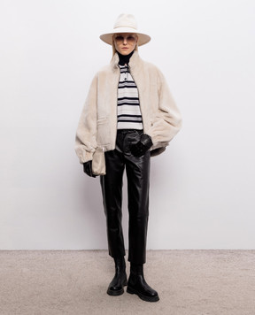 Simonetta Ravizza Isobel double-sided sheepskin coat F06JA356H21