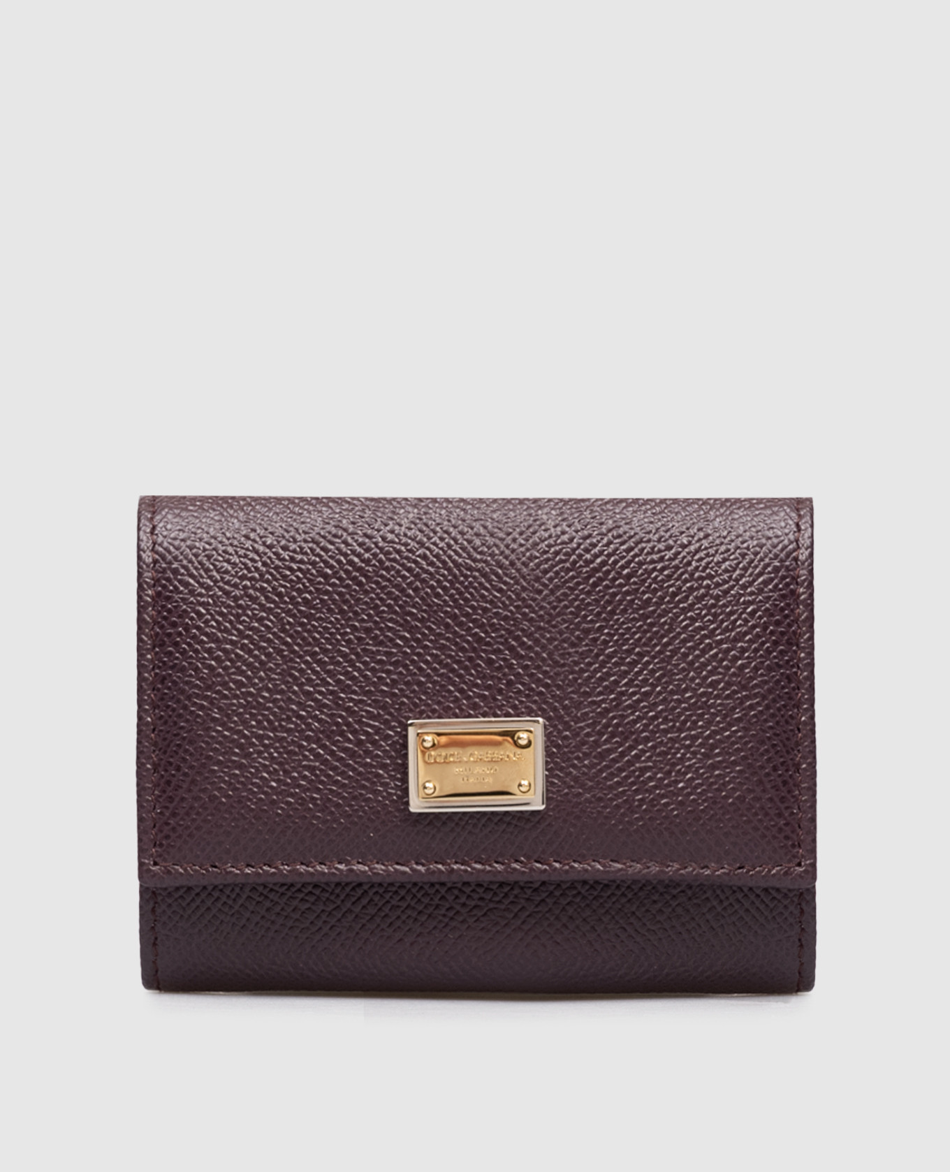 

Purple leather wallet with logo Dolce&Gabbana, Violet