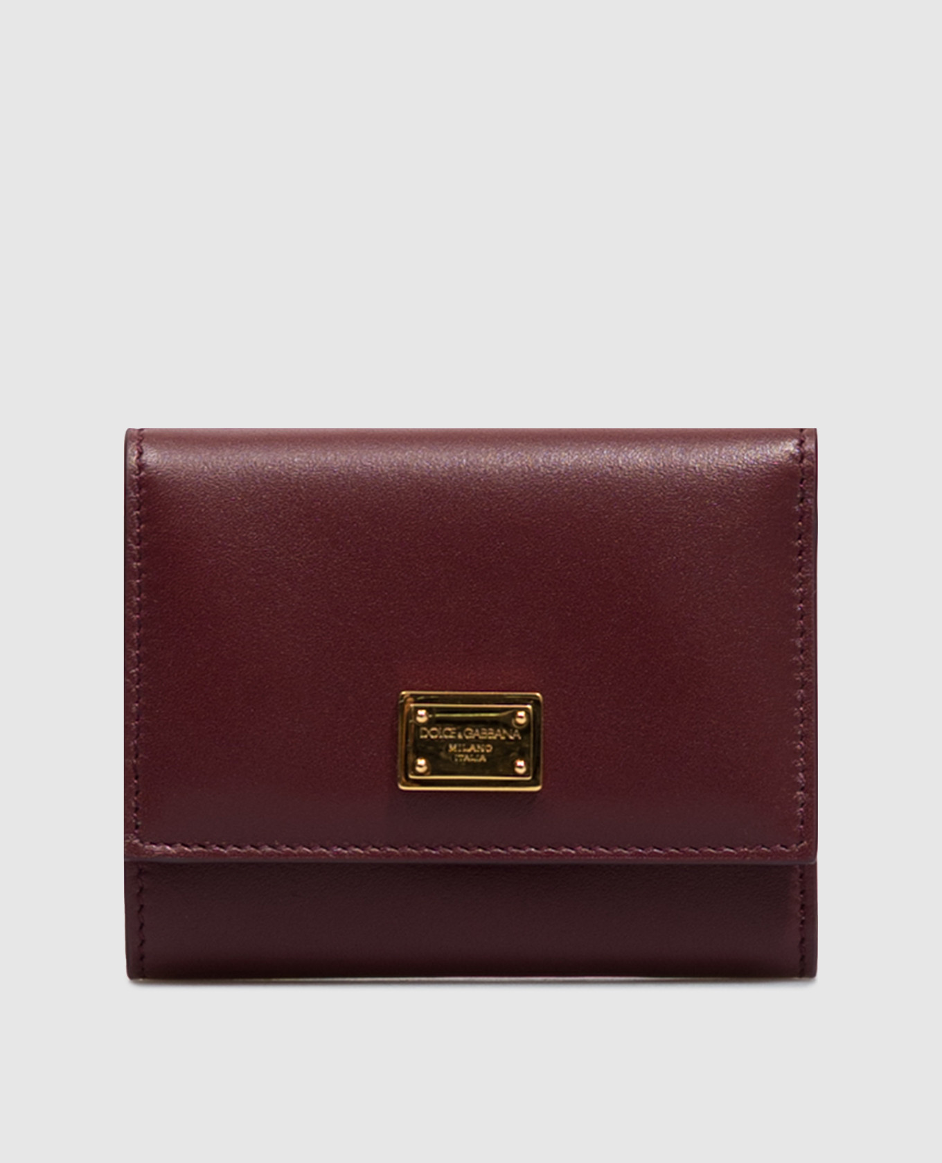 Burgundy leather wallet
