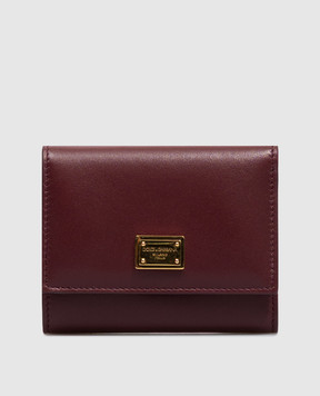 Dolce&Gabbana Burgundy leather wallet BI0770A9S25