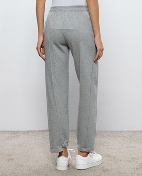 Vetements Grey melange sweatpants WH27SP224G