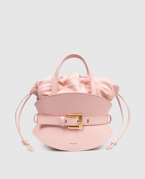 Balmain Pink Shuffle Mini Leather Bag FN0DP017LMTE