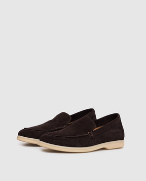 Babe Pay Pls Brown suede loafers 280108ZA