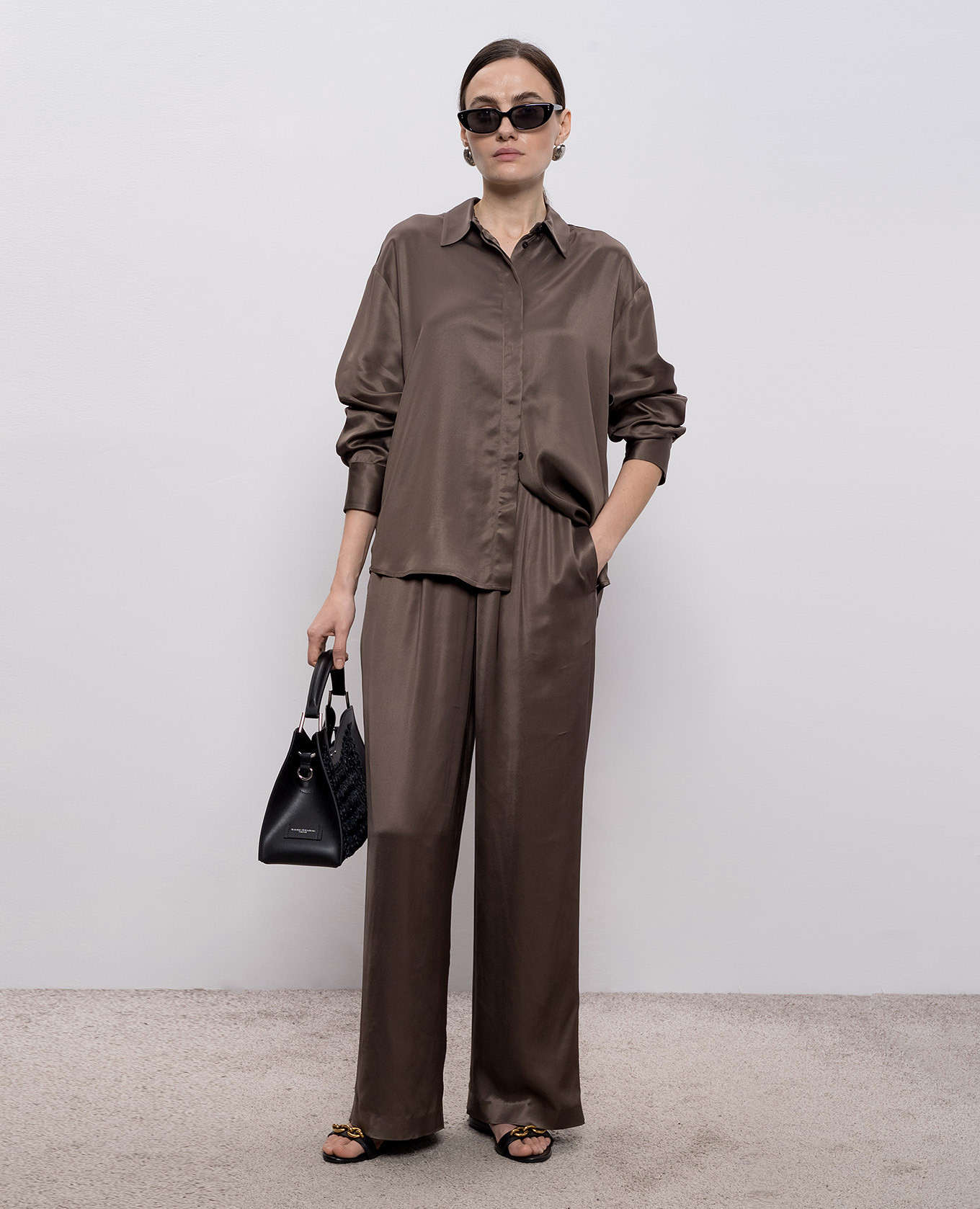Brown blouse Peserico 2