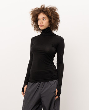 Juun.j Black turtleneck sweater JW6941W005