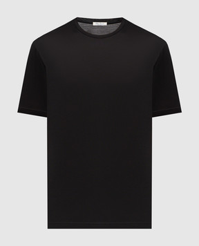 Stefan Brandt ENNO black silk t-shirt ENNOSE