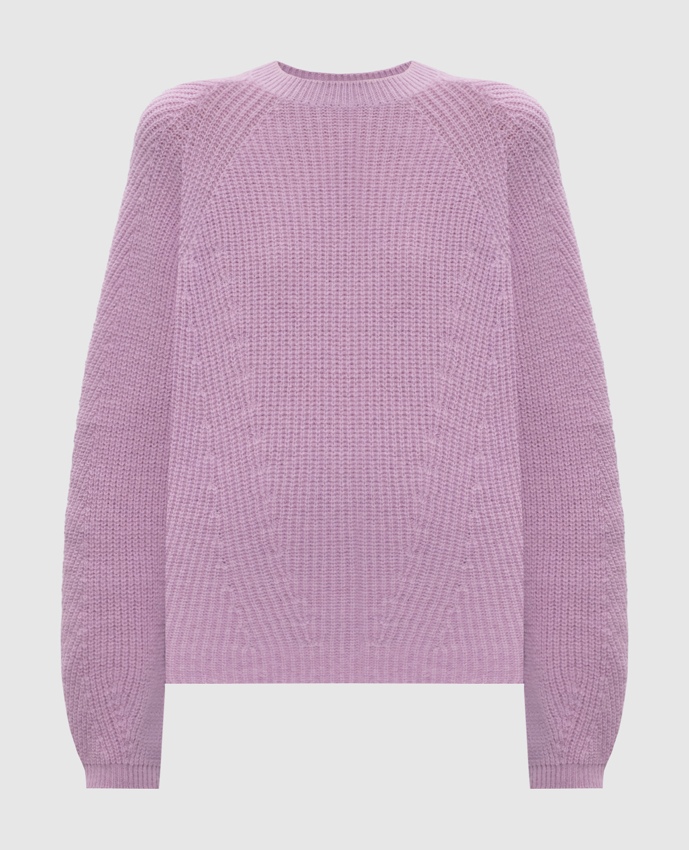 

Purple alpaca sweater with logo Twinset, Violet