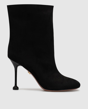 Babe Pay Pls Black suede ankle boots 410927ZA