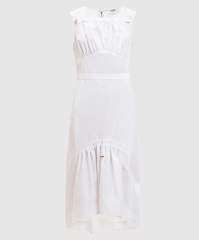 White cotton dress