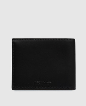 Off-White Black leather wallet OWMNC20F26LT01